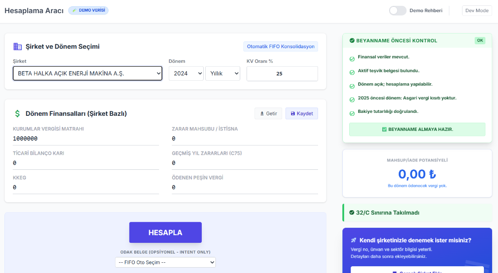 Matrah Platform Denetime Hazır Altyapı
